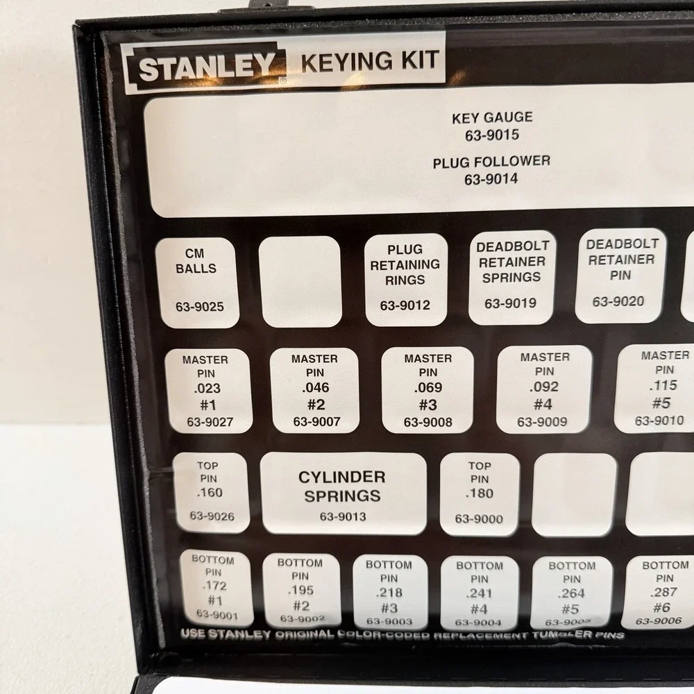 Stanley Residential Lockset Master Rekeying‎ Kit New RARE
